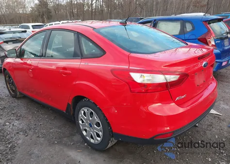 2012 Ford Focus Se z USA, uszkodzony, nr VIN 1FAHP3F21CL230003